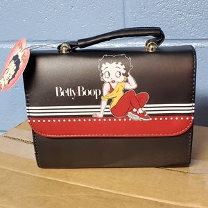 Betty Boop clutch with shoulder strap